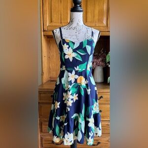 Old Navy Cami Dress Lemon Print Spring Dress  - Medium